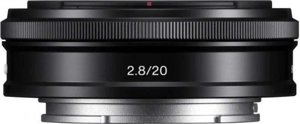 Sony E 20mm f/2.8 top