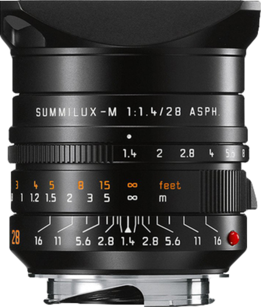 Leica Summilux-M 28mm f/1.4 ASPH top