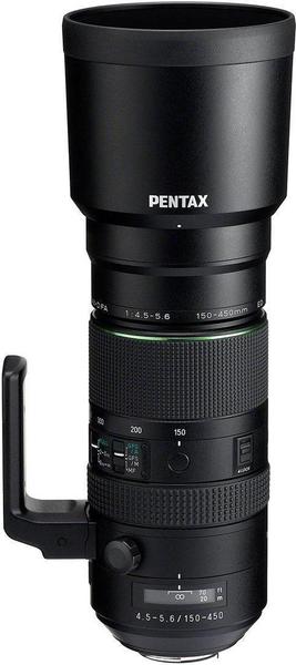 Pentax HD D FA 150-450mm f/4.5-5.6 ED DC AW top