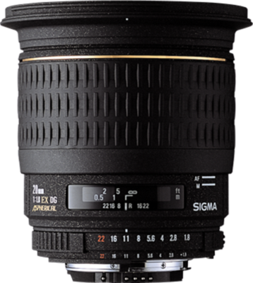 Sigma 20mm f/1.8 EX DG Aspherical RF Lens