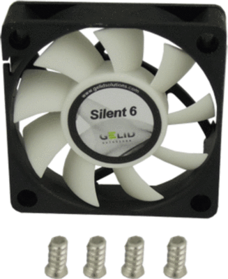 Gelid Solutions Silent 6 Ventilateur de boîtier
