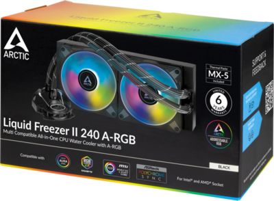 Arctic Liquid Freezer II 240 A-RGB Dispositivo di raffreddamento della CPU