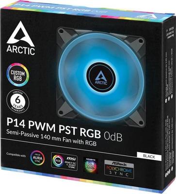 Arctic P14 PWM PST RGB 0dB Gehäuselüfter