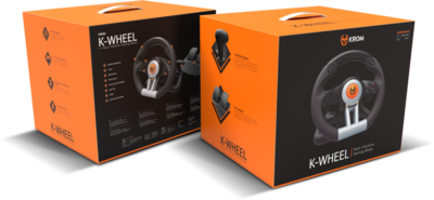 Krom K-Wheel Contrôleur de jeu