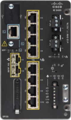 Cisco IE-3400-8P2S-A Interruptor