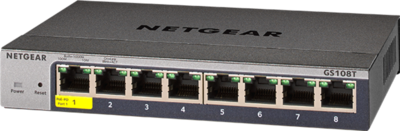 Netgear GS108Tv3 Interruptor