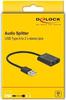 DeLock USB 2X Minijack 3.5mm 