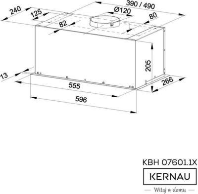 KERNAU KBH 07601.1 X Range Hood