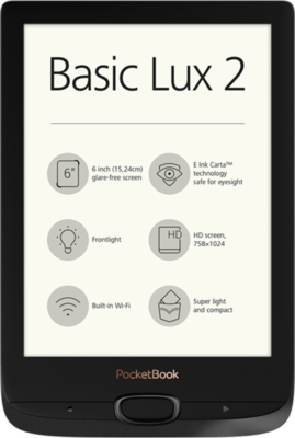POC Basic Lux 2 - Obsidian Black Ebook Reader