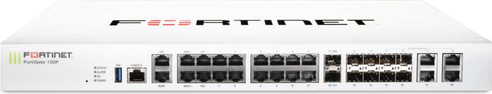 Fortinet FG-100F front