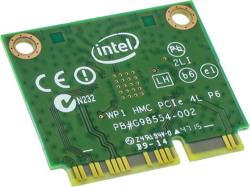 Intel Dual Band Wireless-AC 3160 angle
