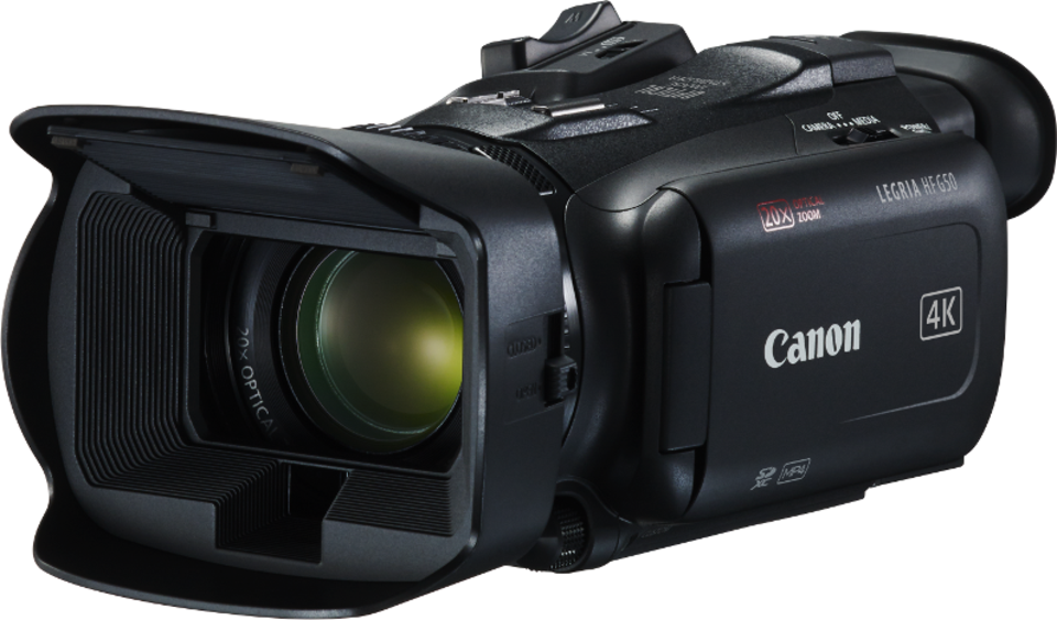Canon HF G50 angle