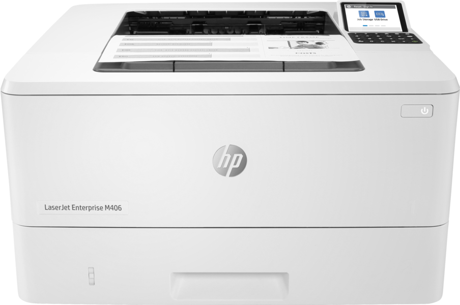 HP M406dn front