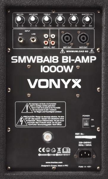 Vonyx SMWBA18 rear