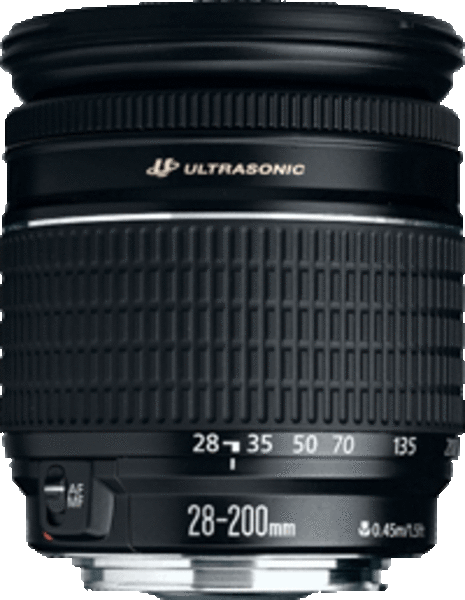 Canon EF 28-200mm f/3.5-5.6 top