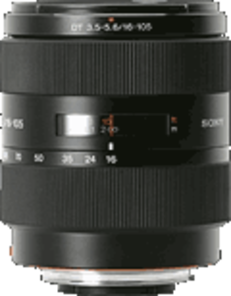 Sony DT 16-105mm f/3.5-5.6 top