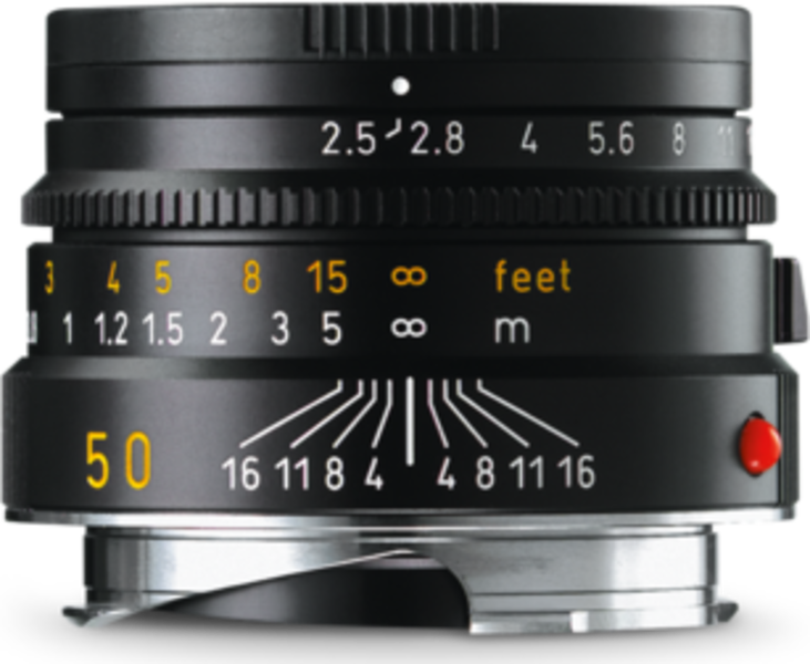 Leica Summarit-M 50mm f/2.5 top