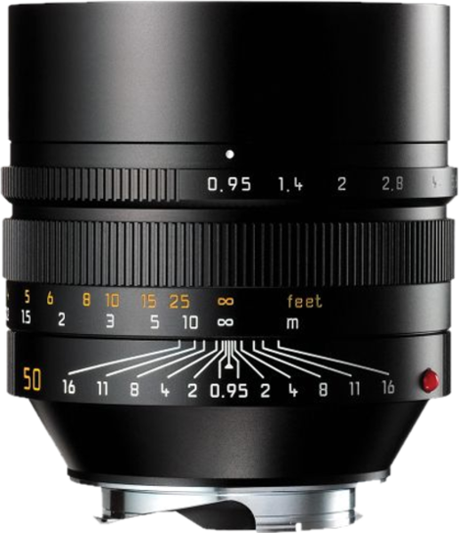 Leica Noctilux-M 50mm f/0.95 ASPH top