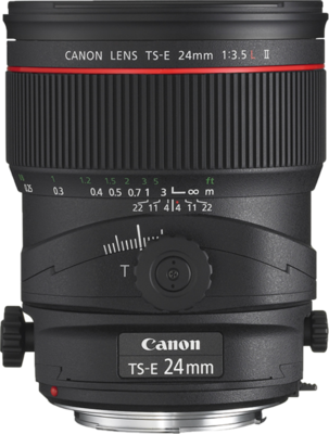 Canon TS-E 24mm f/3.5L II Lente
