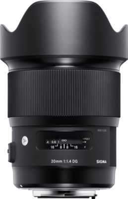 Sigma 20mm f/1.4 DG HSM Art Lens