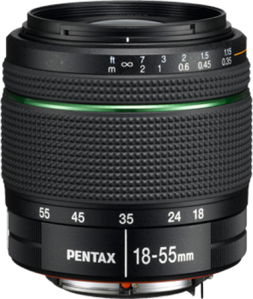 Pentax smc DA 18-55mm f/3.5-5.6 AL top