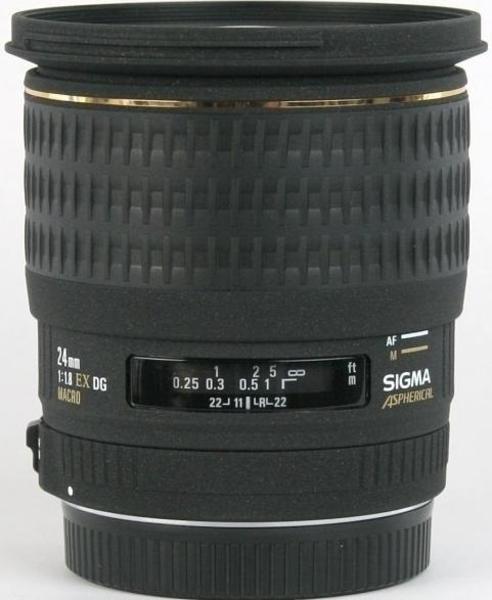 Sigma 24mm F1.8 EX DG Aspherical Macro top