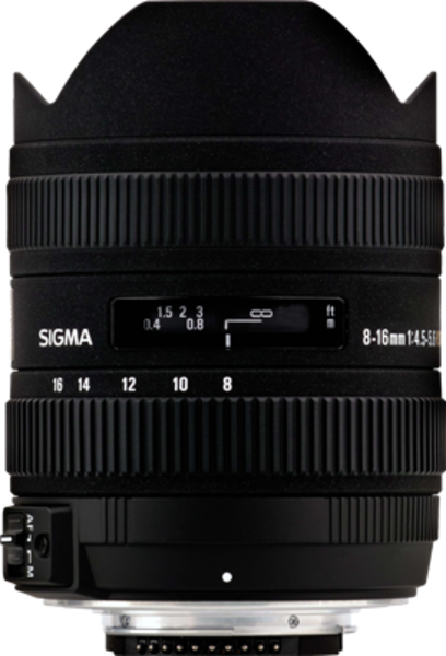 Sigma 8-16mm f/4.5-5.6 DC HSM top