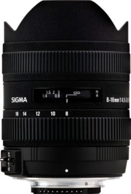Sigma 8-16mm f/4.5-5.6 DC HSM Objectif