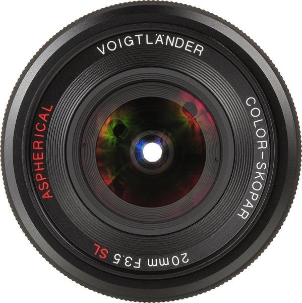 Voigtlander 20mm f/3.5 Color Skopar SL II front