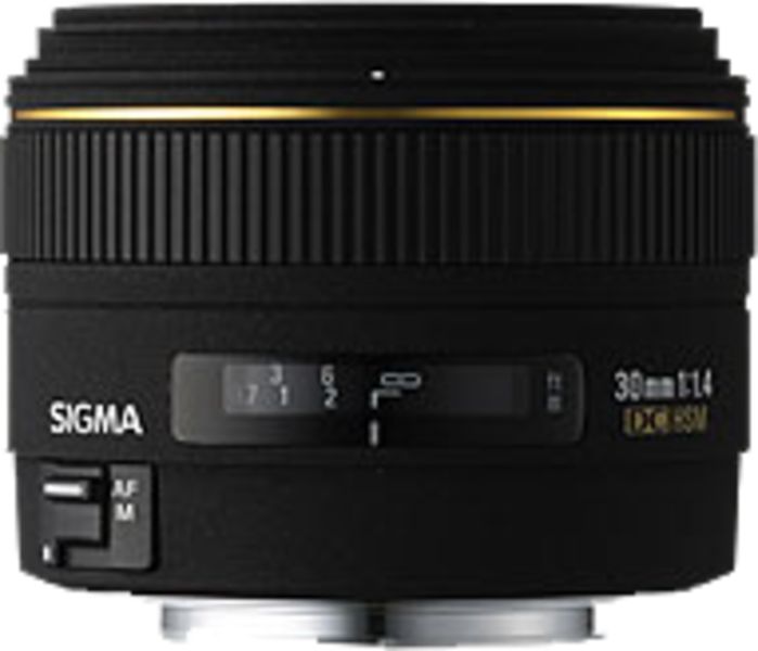 Sigma 30mm F1.4 EX DC HSM top
