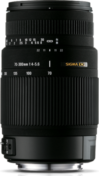 Sigma 70-300mm f/4-5.6 DG OS top
