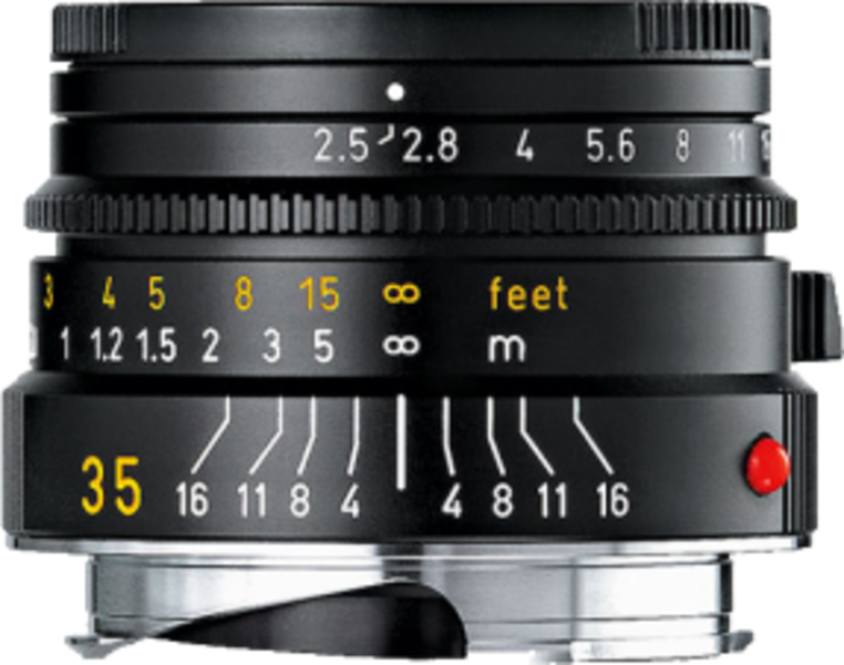 Leica Summarit-M 75mm f/2.5 top