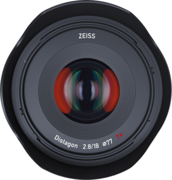 Zeiss Batis 18mm f/2.8 front