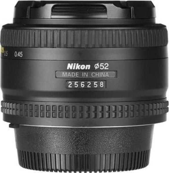 Nikon Nikkor AF 50mm f/1.8D top