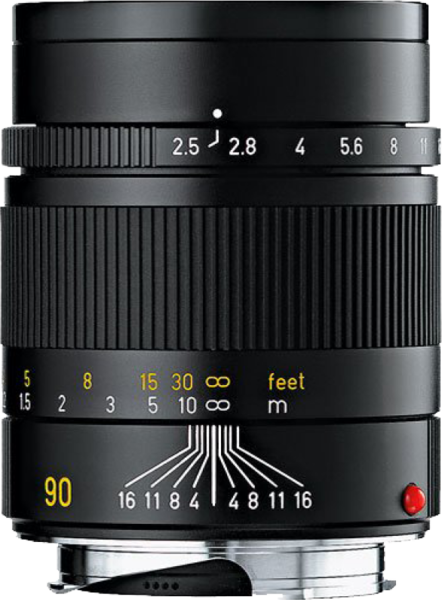 Leica Summarit-M 90mm f/2.5 top