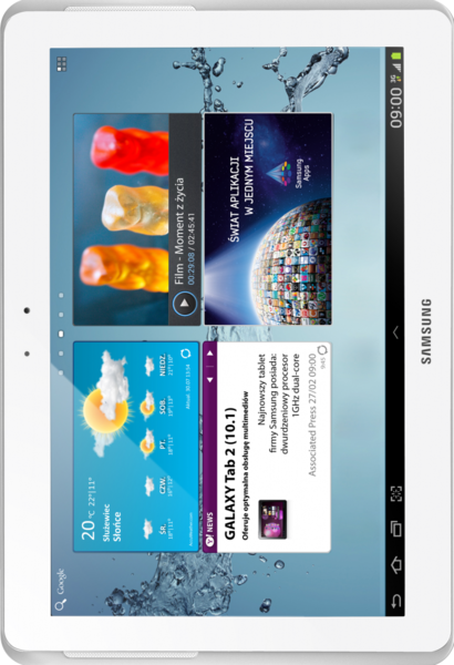 Samsung Galaxy Tab 2 10.1 front