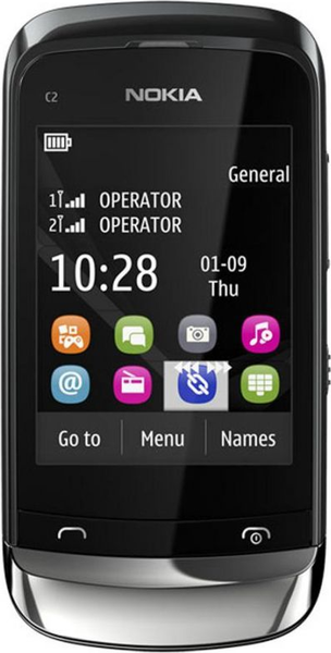 Nokia C2-06 front