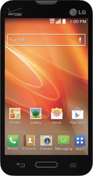 LG Optimus Exceed 2 front