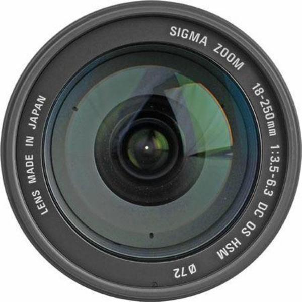 Sigma 18-250mm f/3.5-6.3 DC OS HSM front
