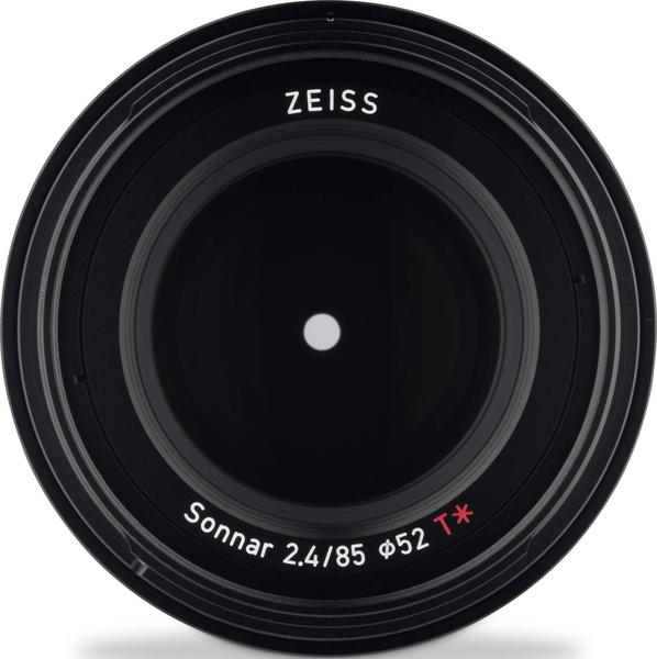 Zeiss Loxia 85mm f/2.4 front