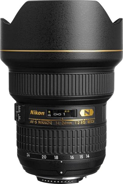 Nikon Nikkor AF-S 14-24mm f/2.8G ED top