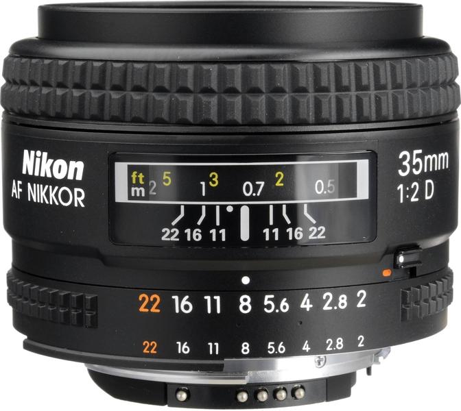 Nikon Nikkor AF 35mm f/2D top