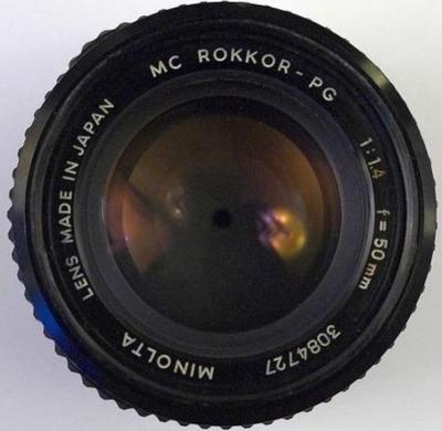 Minolta MC Rokkor(-X) PG 50mm f1.4 MC-X (1973) Lens