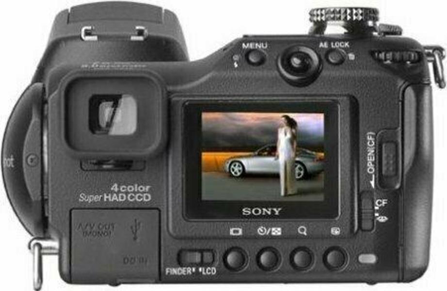 Sony Cyber-shot DSC-F828 rear