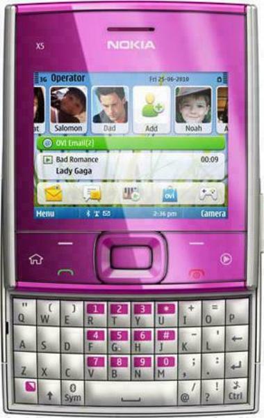 Nokia X5-01 front