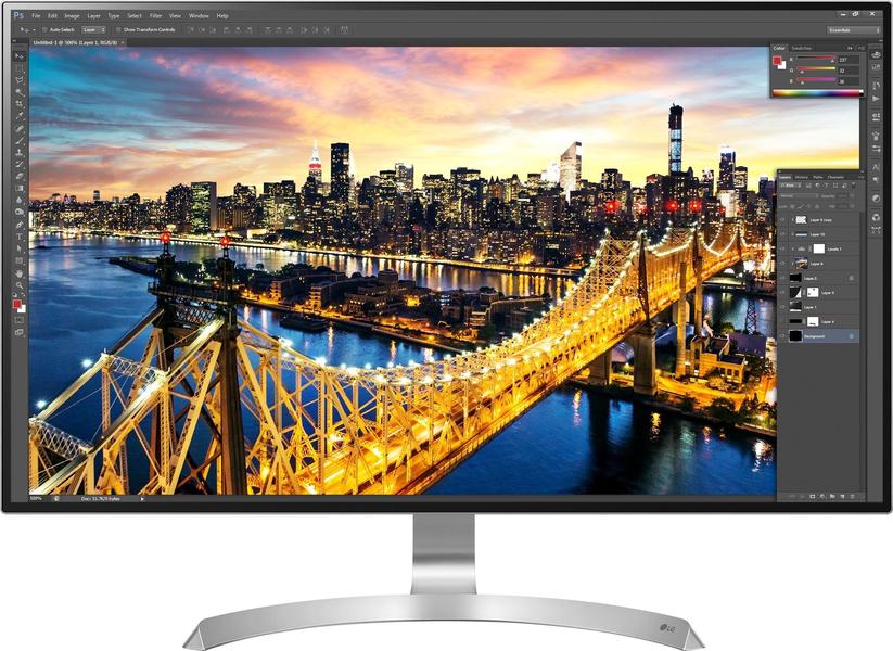 LG 32UD89-W Monitor front on