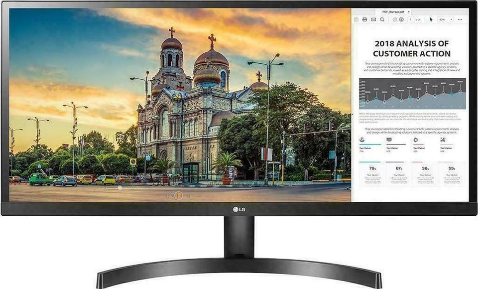 LG 29WK500 Monitor front on