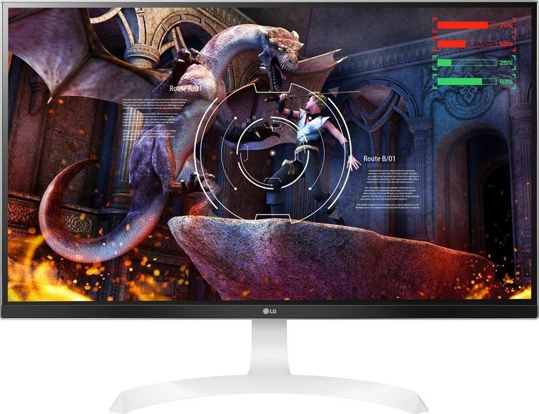 LG 27UD69P-W Monitor front on