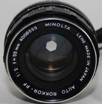 Minolta Auto Rokkor-PF 55mm f2 SR (1959) Lens