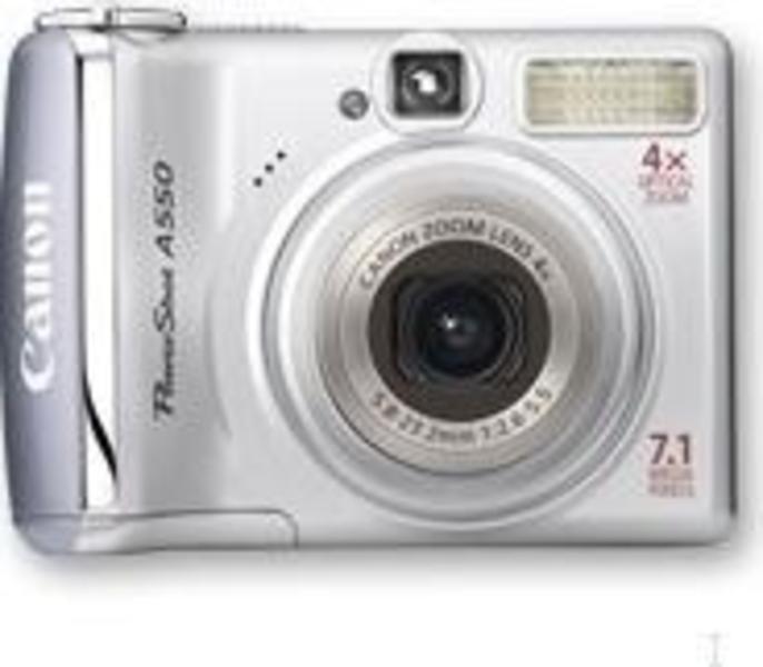 Canon PowerShot A550 front